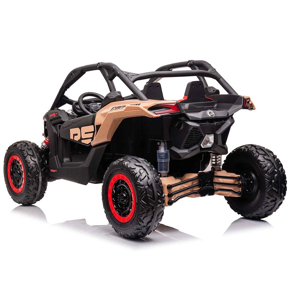 KidsVip 2X24V Can-Am Maverick Buggy w/RC- Black