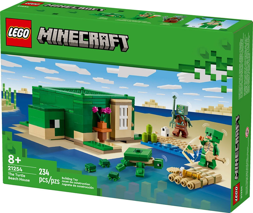 LEGO Minecraft La maison Tortue sur la plage Modèle 21254