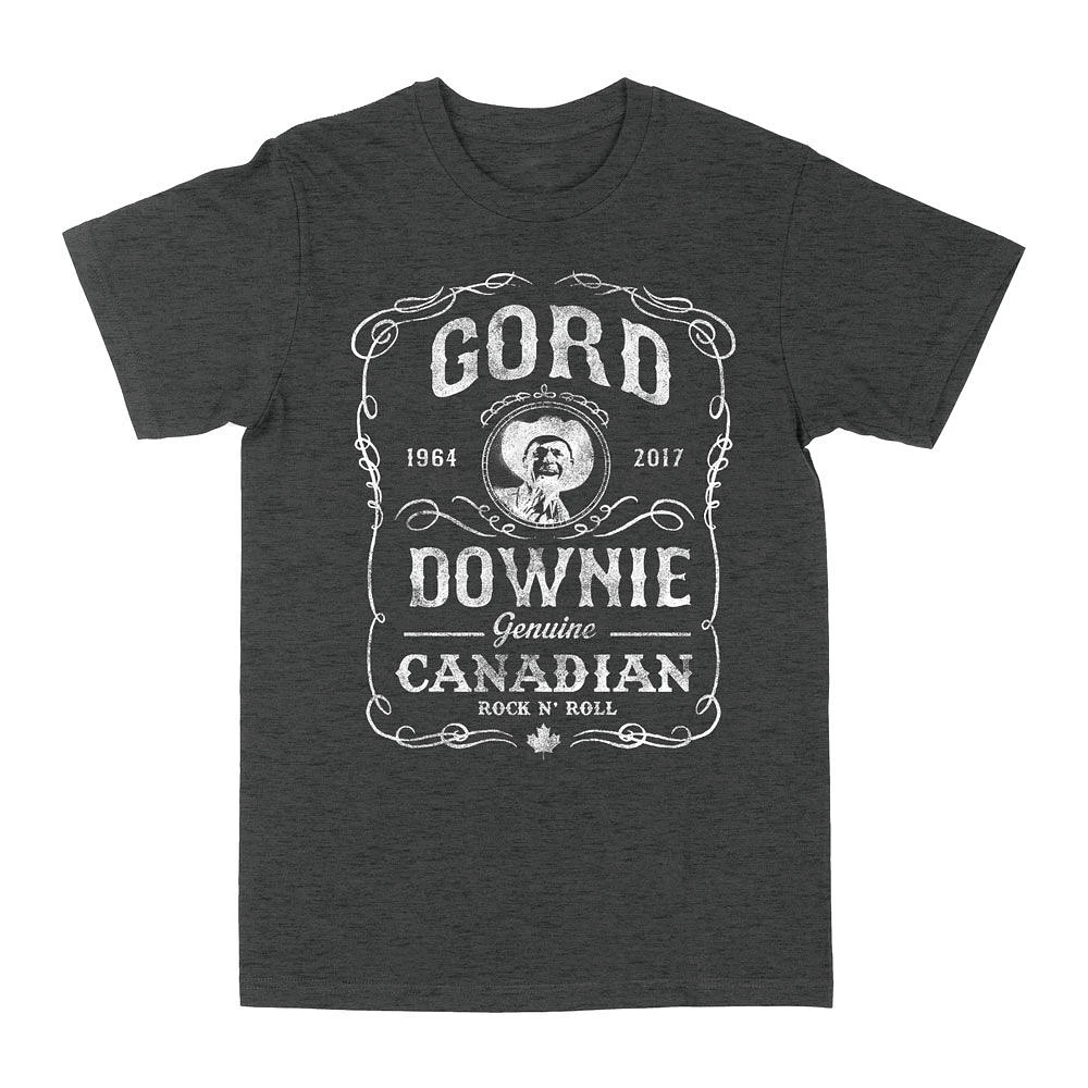 Gord Downie- Genuine Canadian- Black T-Shirt