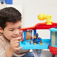 PAW Patrol Lookout Tower Playset with Toy Car Launcher, 2 Chase Action Figures, Chase's Police Cruiser and Accessories