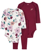 Carter's Three Piece Bodysuit Pant Set