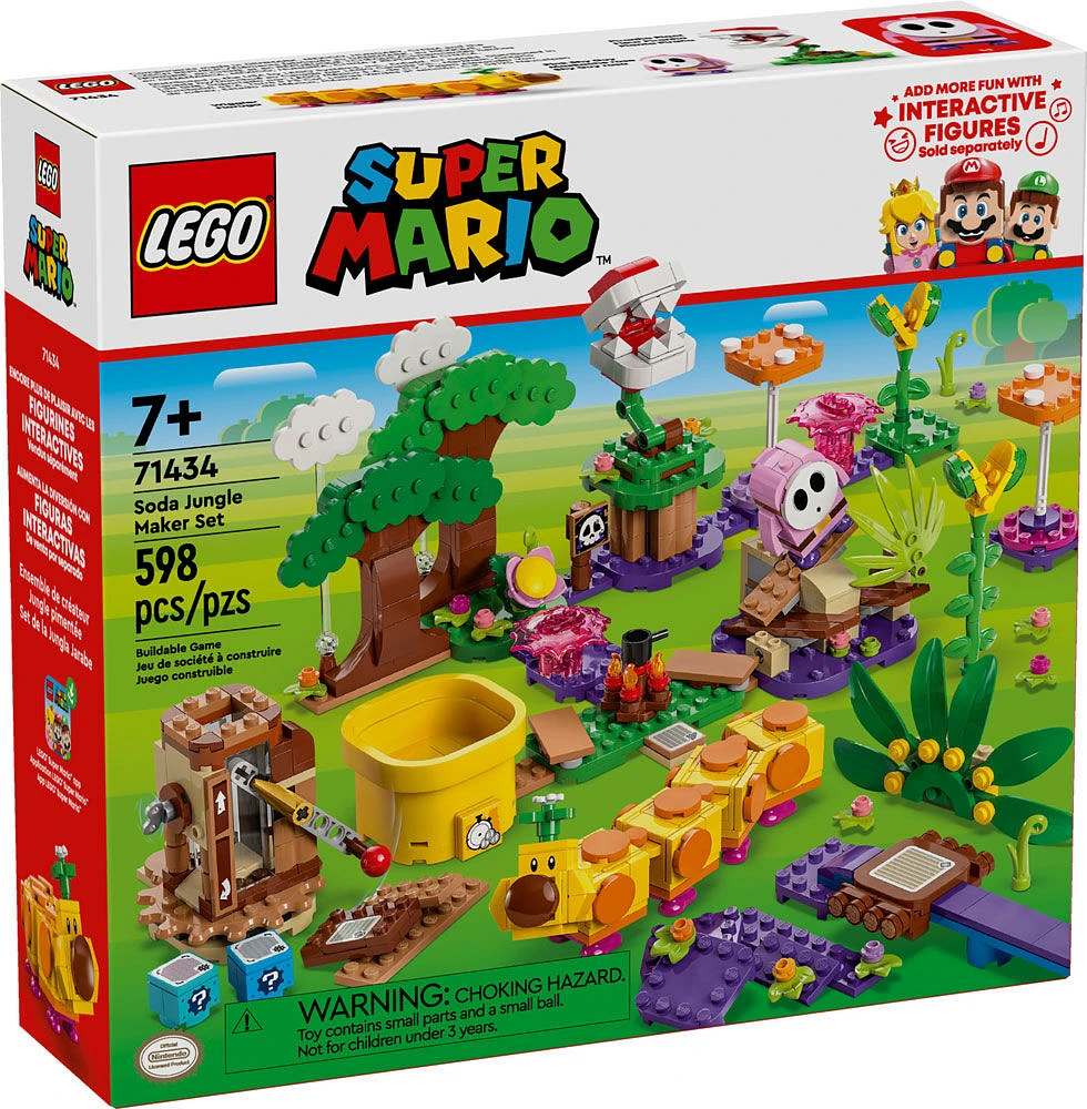 Jouet de Wiggler LEGO Super Mario Ensemble de créateur Jungle pimentée 71434