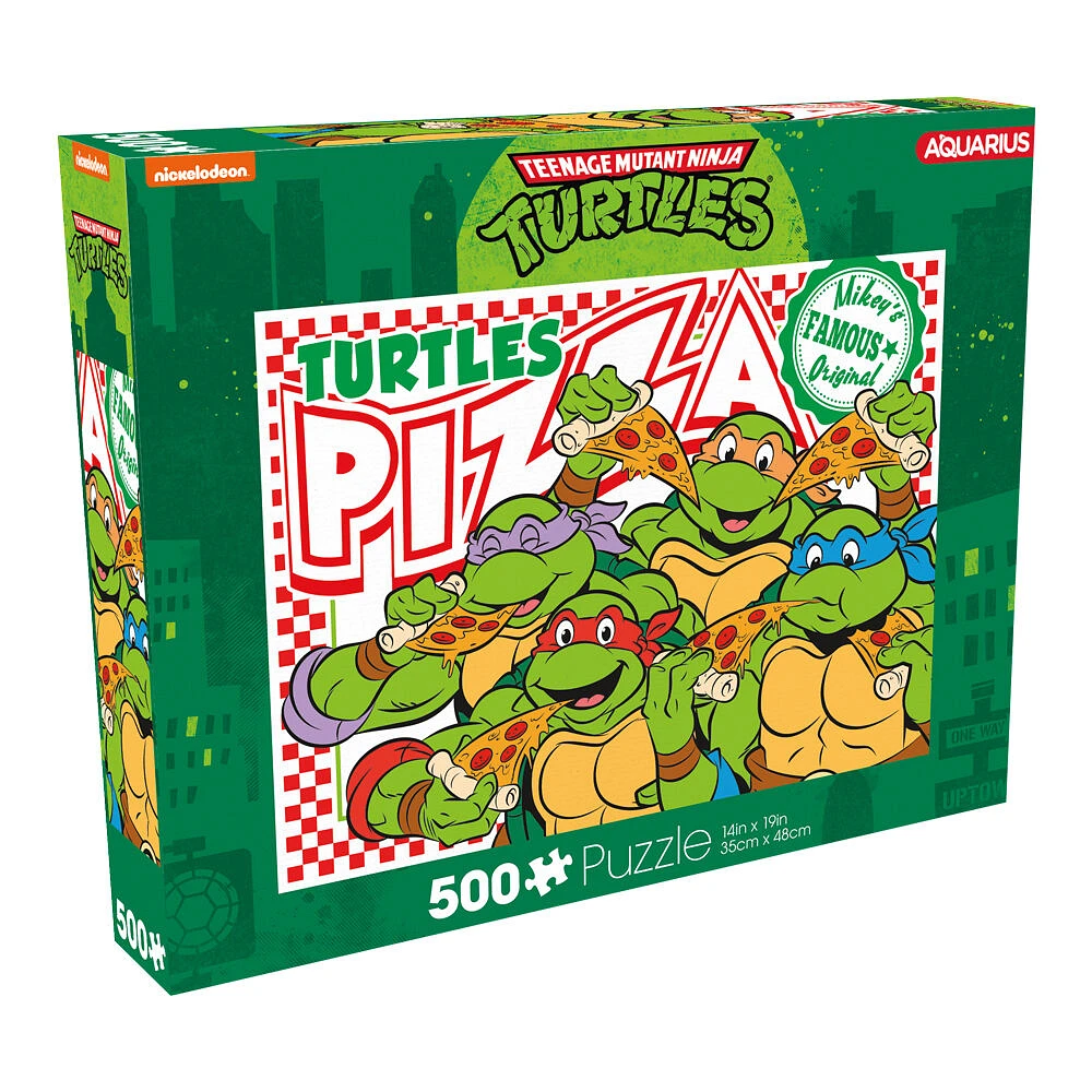 TMNT Pizza 500 Piece Jigsaw Puzzle