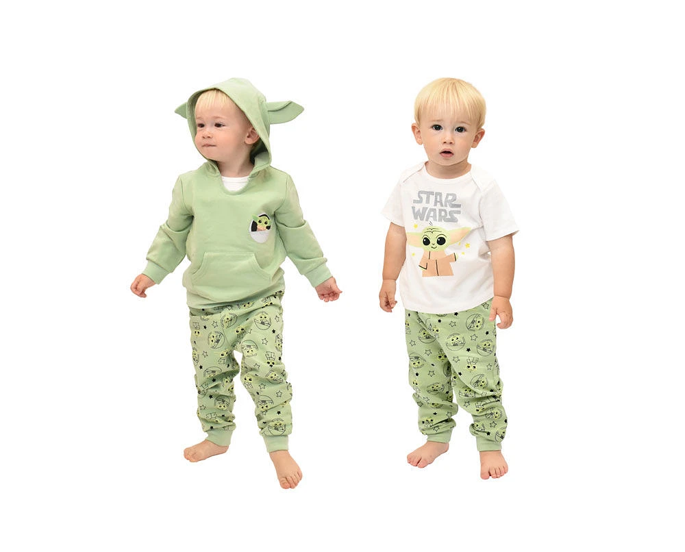 Baby Yoda 3 Piece Jogger Set Green