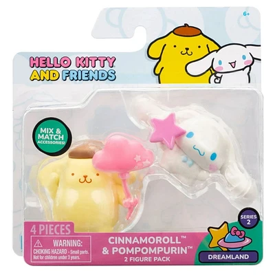 Hello Kitty et ses amis, ensemble de 2 figurines : Pays des rêves