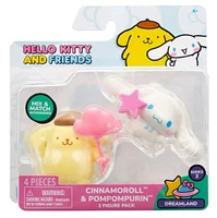 Hello Kitty et ses amis, ensemble de 2 figurines : Pays des rêves