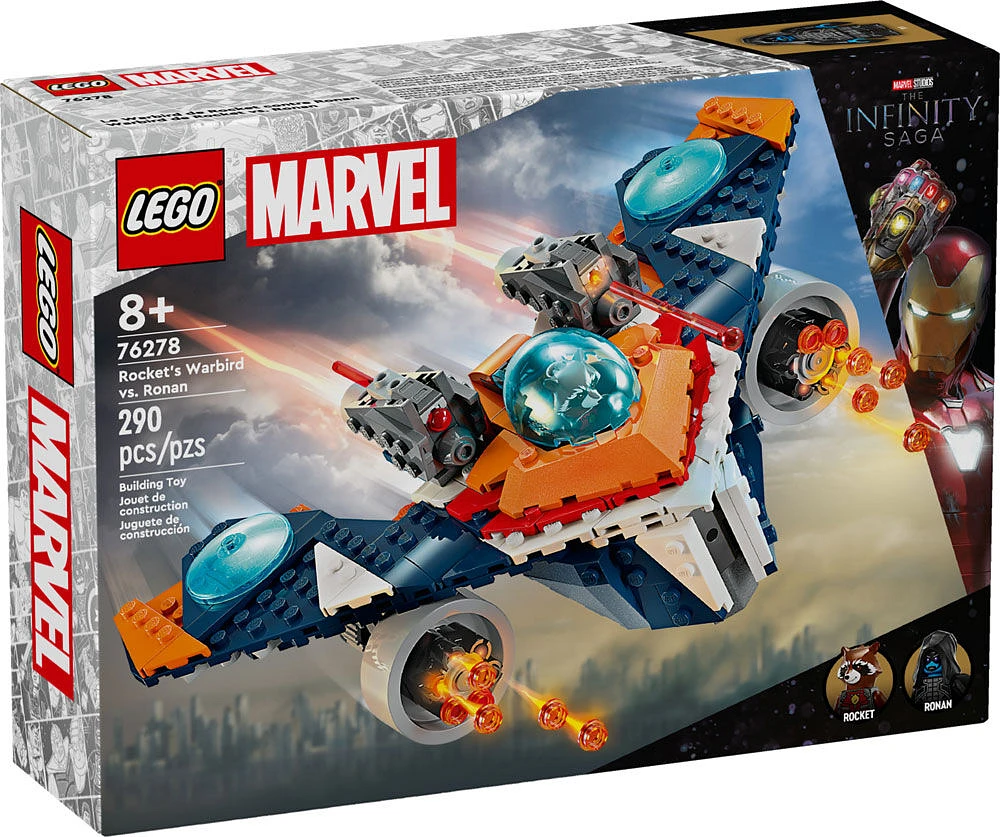 LEGO Marvel Le Warbird de Rocket contre Ronan Ensemble 76278