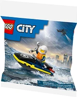 LEGO City Police Water Scooter Building Toy - Includes Police Office Minifigure - 30693