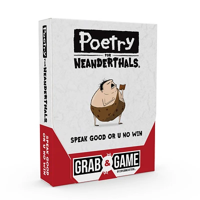 Poésie pour les Néandertaliens Grab & Jeu - Édition anglaise