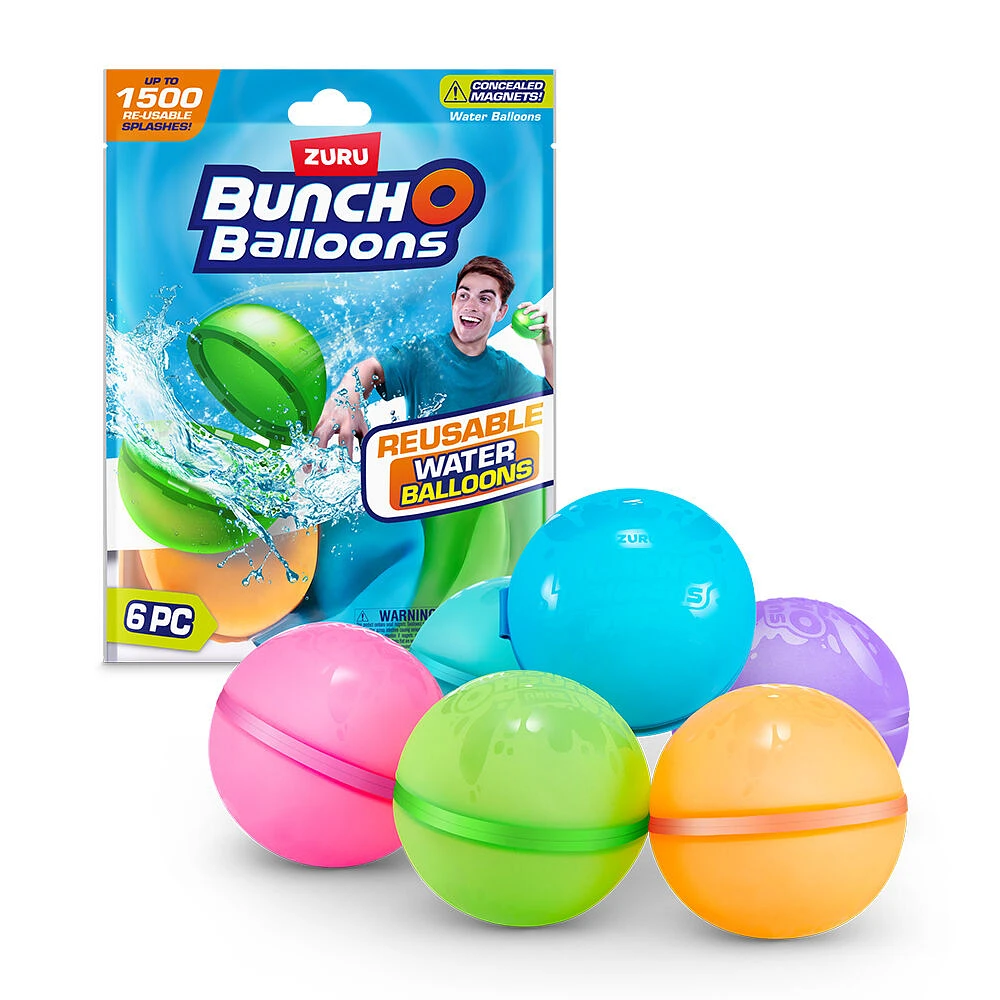 Bunch O Balloons Reusable Water Balloons 6 Pack