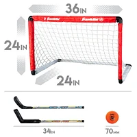 Ensemble bâtons et cage de hockey de rue NHL (91,4 cm  -  36 po)