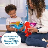 Sesame Street Friends 8-inch Elmo Sustainable Plush Stuffed Animal