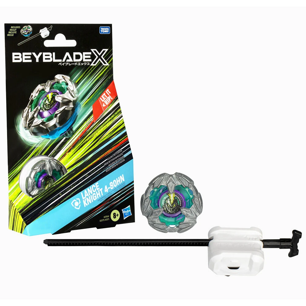 Beyblade X Lance Knight 4-80HN Starter Pack Top and Launcher