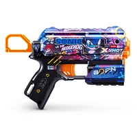 Pistola XSHOT Skins Flux - Sonic il Riccio Skin (8 dardi) di ZURU