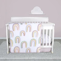 Painted Rainbow 4 Pc Crib Bedding