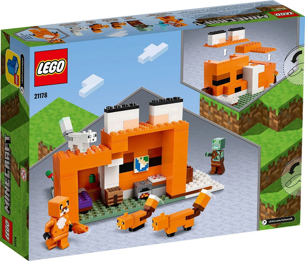 LEGO Minecraft The Fox Lodge 21178 Building Kit (193 Pieces)