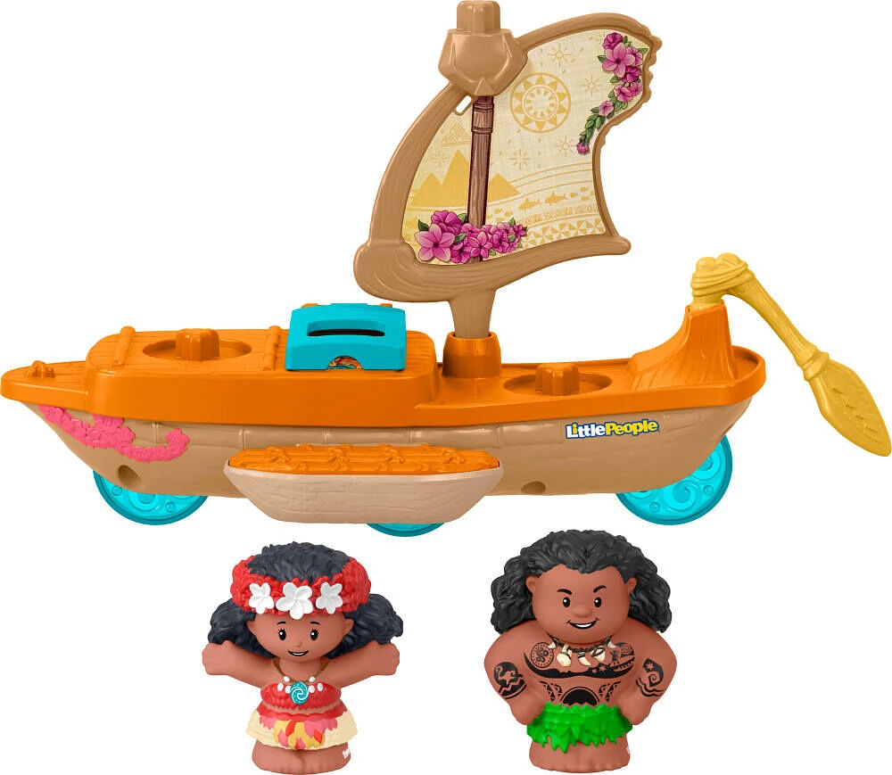Little People - Princesses Disney - Le Canoë de Moana et Maui
