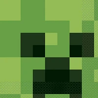 Minecraft Luncheon Napkins, 16 pieces