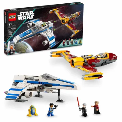 LEGO Star Wars New Republic E-Wing vs. Shin Hati's Starfighter 75364 (1,056 Pcs)