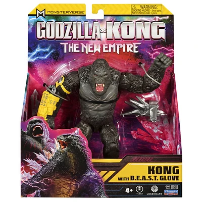 Godzilla x Kong Figurine 6 "Kong avec gant B.E.A.S.T.