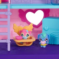 Hatchimals Alive, Hatchi-Nursery Playset Toy with 4 Mini Figures in Self-Hatching Eggs, 13 Accessories