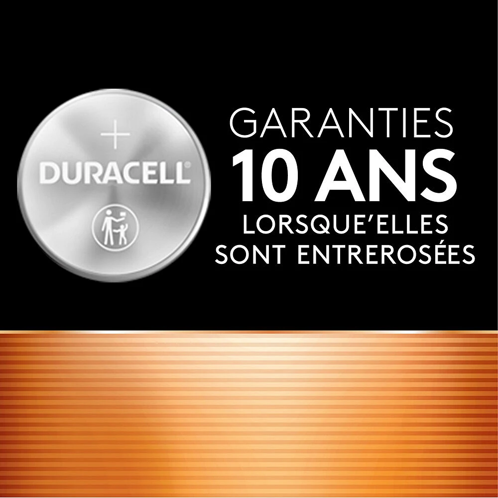 2025 Pile Bouton Lithium Duracell - paquet de 2