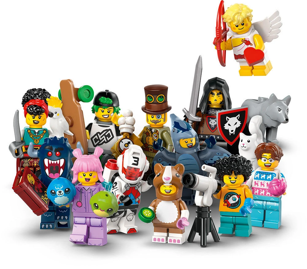 LEGO Figurines Série 27 Figurines à collectionner, dont une collectionneuse de peluches 71048