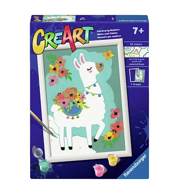 CreArt No Probllama - Peinture par numéros pour les enfants à partir de 7 ans