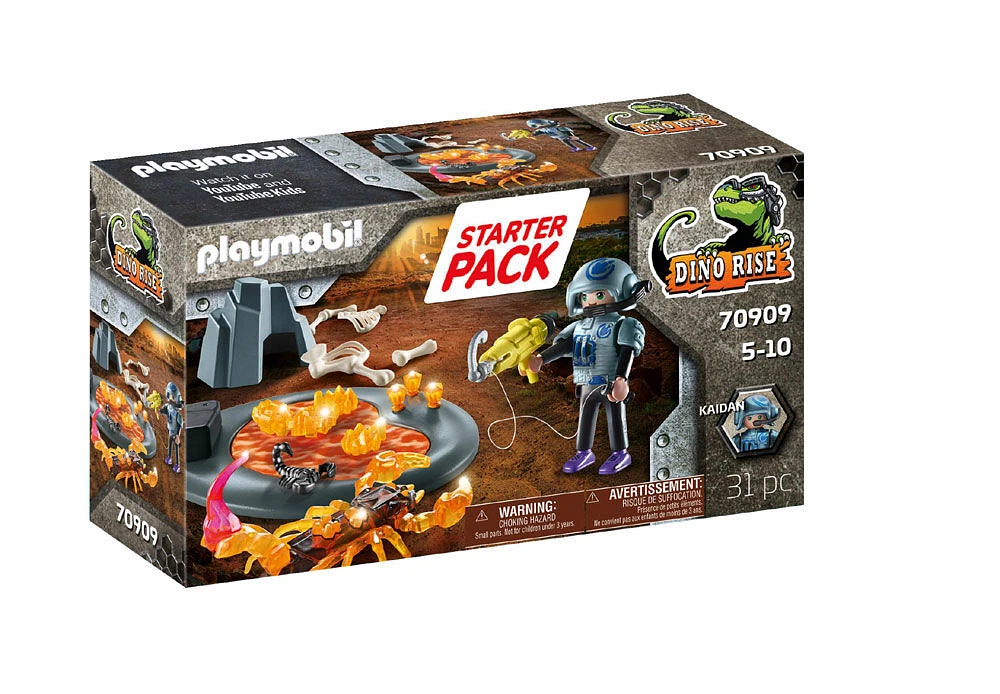 Playmobil - Starter Pack Dino Rise: Fire Scorpion