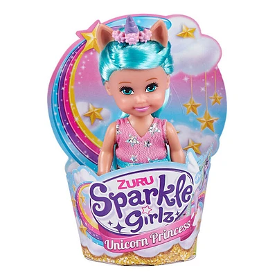 Zuru Sparkle Girlz Cupcake Unicorn Princess Doll (Styles May Vary)