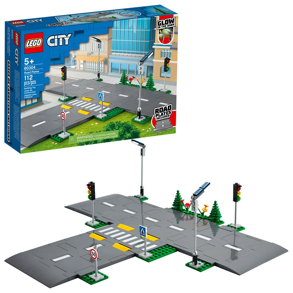 LEGO City Town Intersection à assembler 60304 (112 pièces)