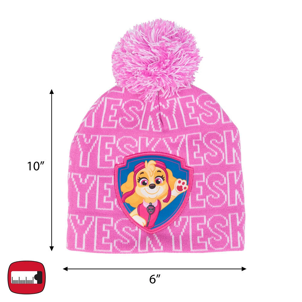 Nickelodeon Skye Paw Patrol Toque And Mitten Set Pink
