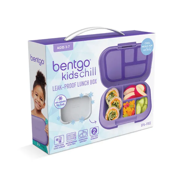 Bentgo Kids Prints Shark Reusable Lunch Box - Bpa-Free, Leak-Proof