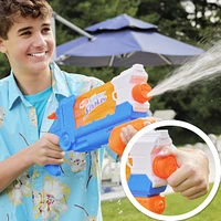 Nerf Super Soaker Flip Fill Water Blaster, 4 Spray Styles, Fast Fill, 30 Fluid Ounce Tank, Water Toys