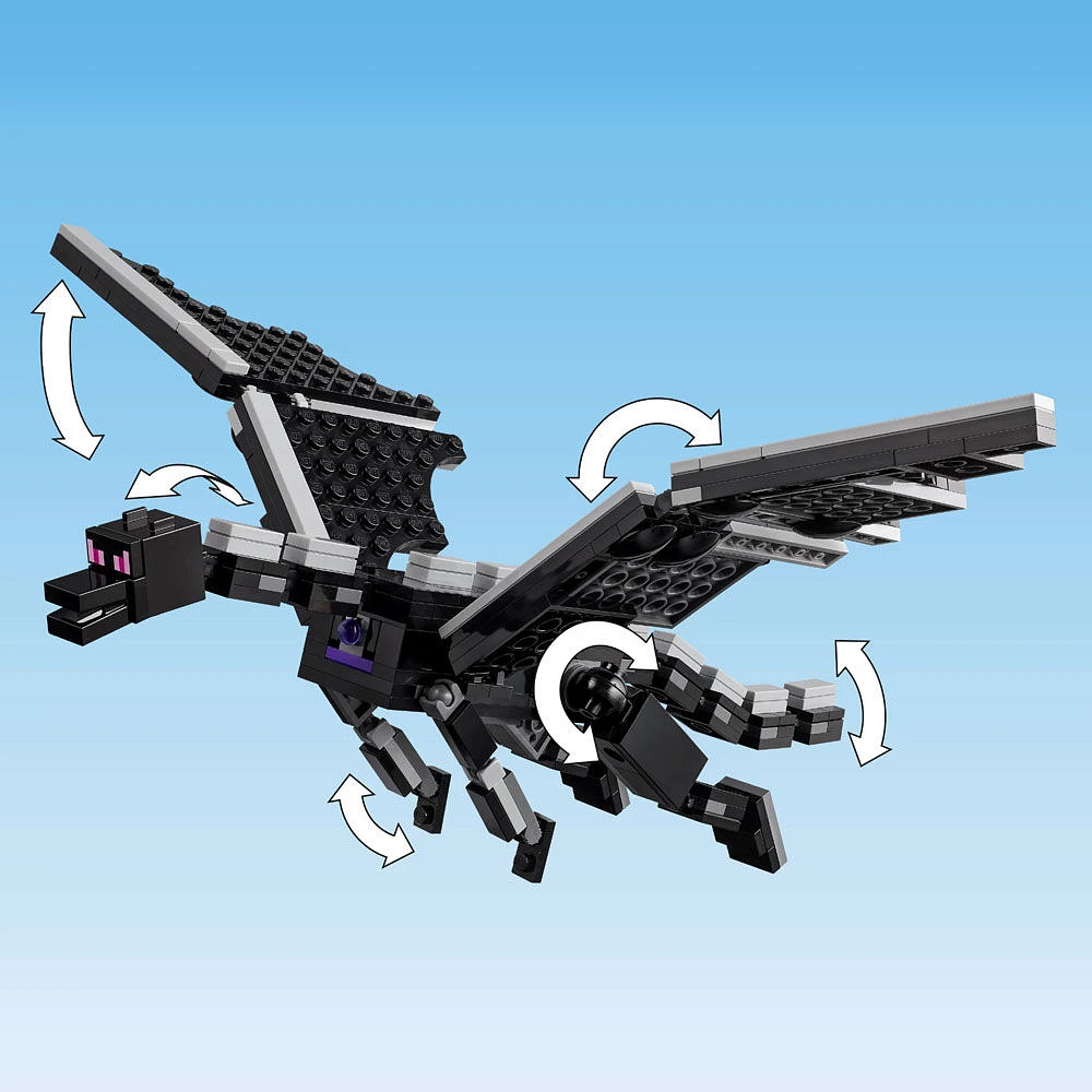 LEGO Minecraft The Ender Dragon and End Ship Video-Game Adventure Toy 21264