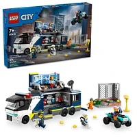 Jouet LEGO City Le camion laboratoire mobile de la police scientifique 60418