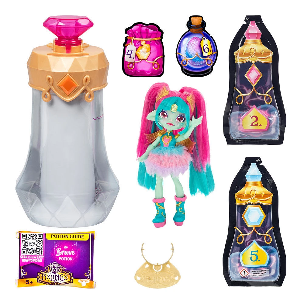 Magic Mixies Pixlings Doll Single Pk Teal