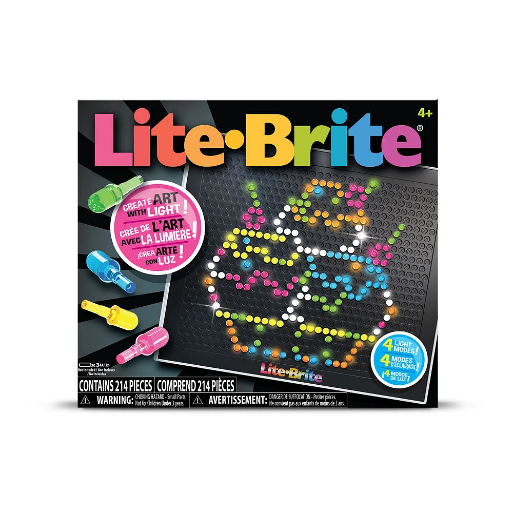 Écran magique Lite-Brite de style rétro