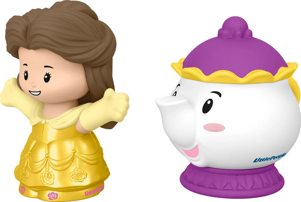 Little People Princesses Disney Coffret Belle et Mme Samovar