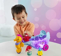 Disney Princess Ariel's Light-Up Sea Carriage by Little People