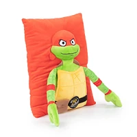 Les Tortues Ninja Raphael Oreiller Câlin en Peluche 3D, 28 x 38 cm