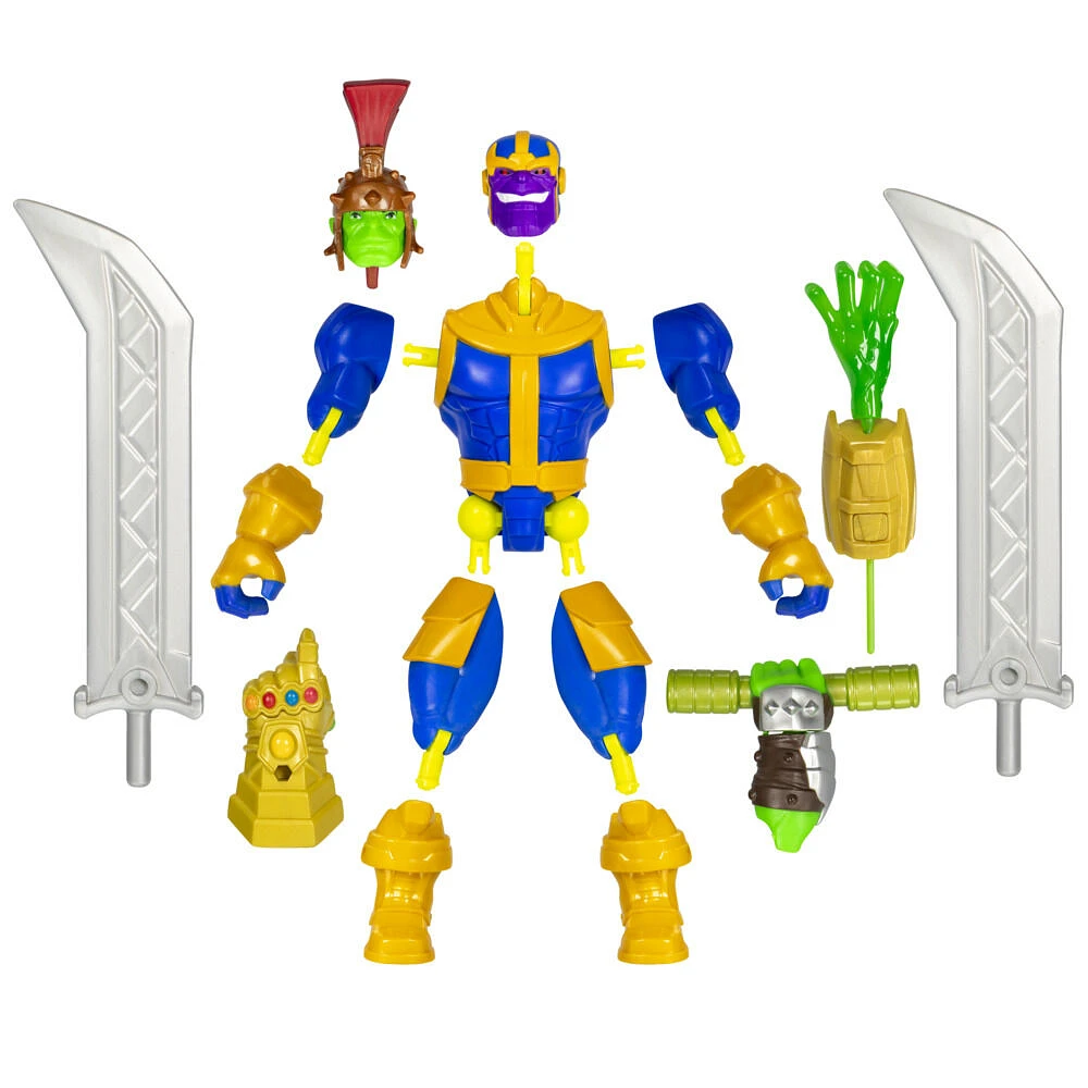 MixMashers Marvel Thanos Custom Avengers Mix-And-Match Deluxe Action Figure & Accessories