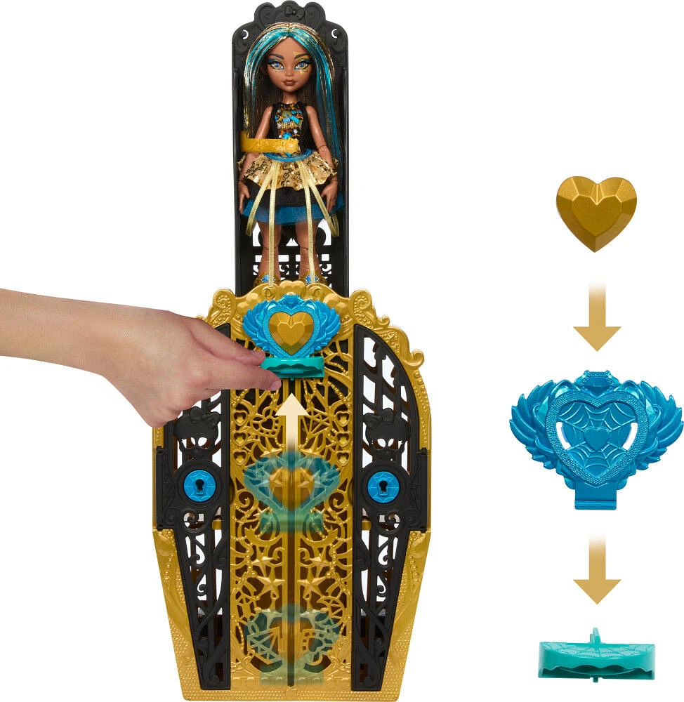 Monster High-Monstrueux Secrets Cleo de Nile-Coffret