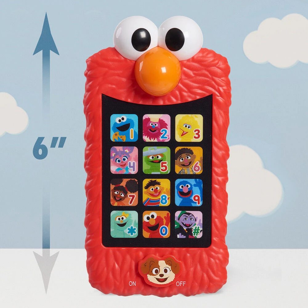 Téléphone pour Faire Semblant d'Apprentissage avec Elmo de Sesame Street, Jouet Educatif et d'Apprentissage