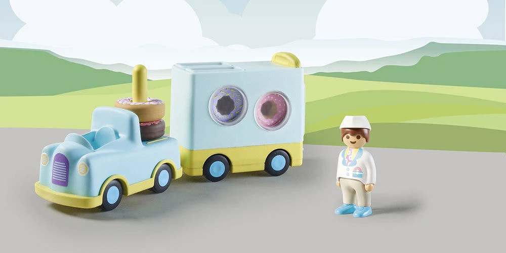 Playmobil - Camion de donuts 1.2.3