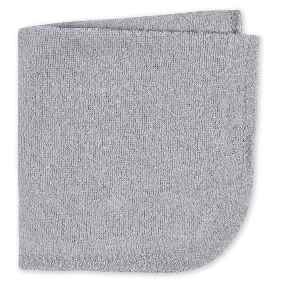 Koala Baby - Grey Knit Washcloth - 8 Pack