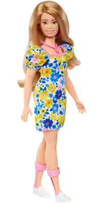 Barbie Fashionistas Doll #208, Barbie Doll with Down Syndrome Wearing Floral Dress