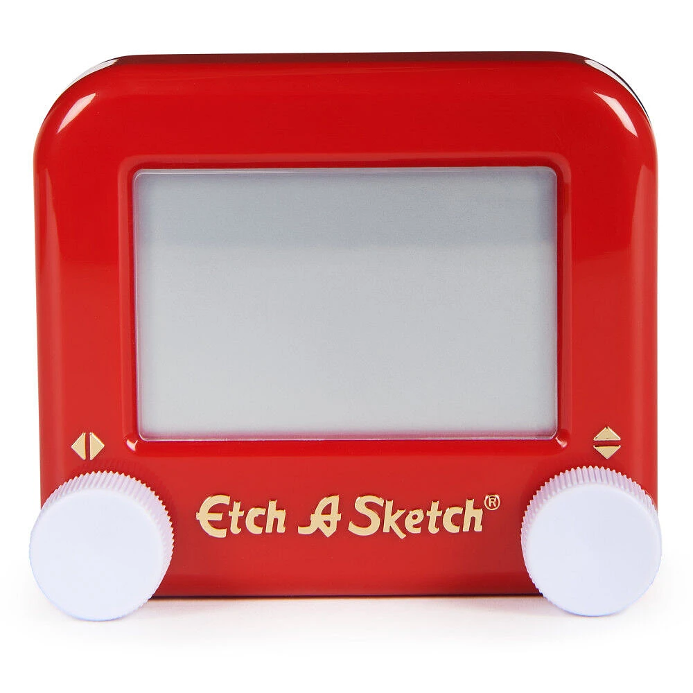 Etch A Sketch Pocket, 76% Recycled Plastic, Original Magic Screen, Sustainably-minded Kids Travel Toy, Drawing Toys