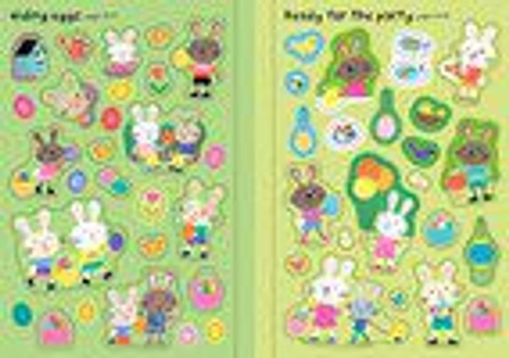 Little First Stickers Easter Bunnies - English Edition