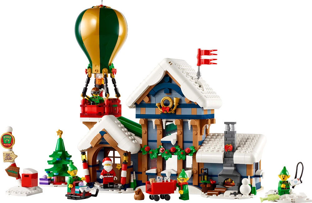 LEGO Icons Santa's Post Office Building Set for Adults - Christmas Village Decoration for Home - 10339